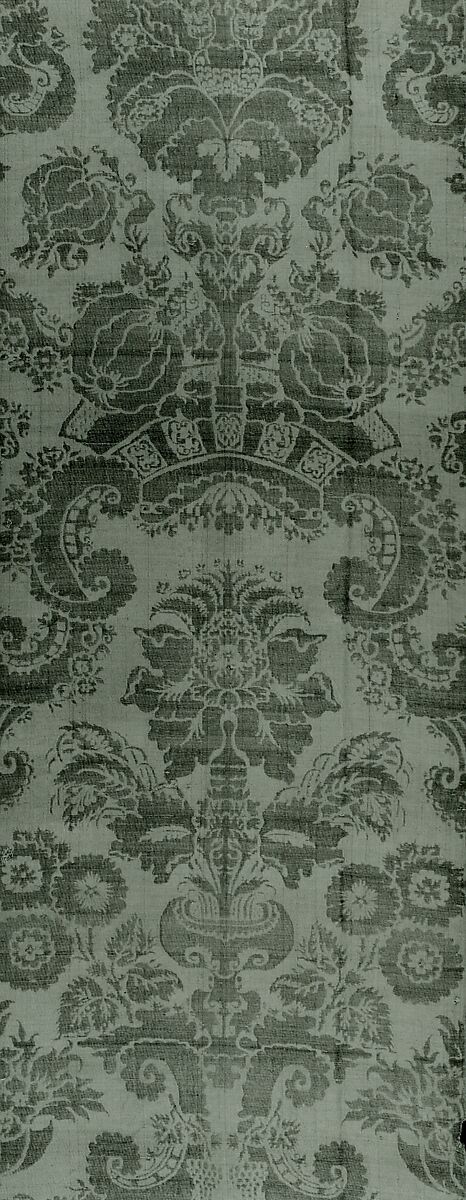 Panel, Silk; linen, Italian