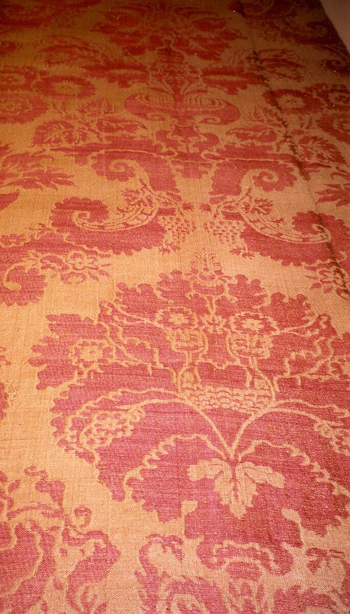 Panel, Silk; linen, Italian