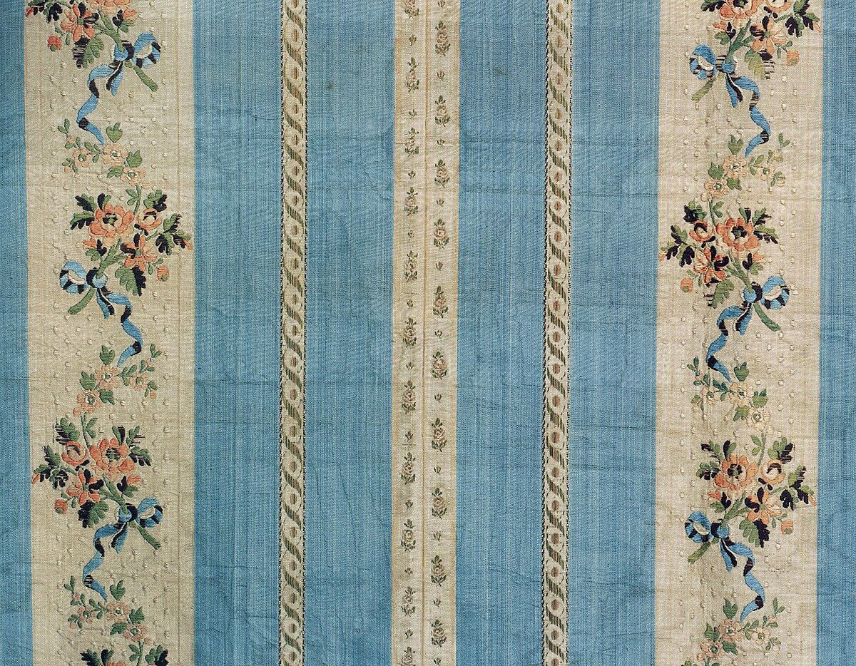 Panel, Silk, Spain, possibly Valencia or Talavera 