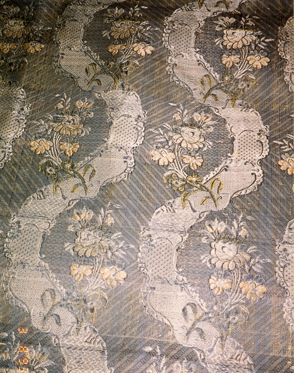 Panel, Silk; linen, France