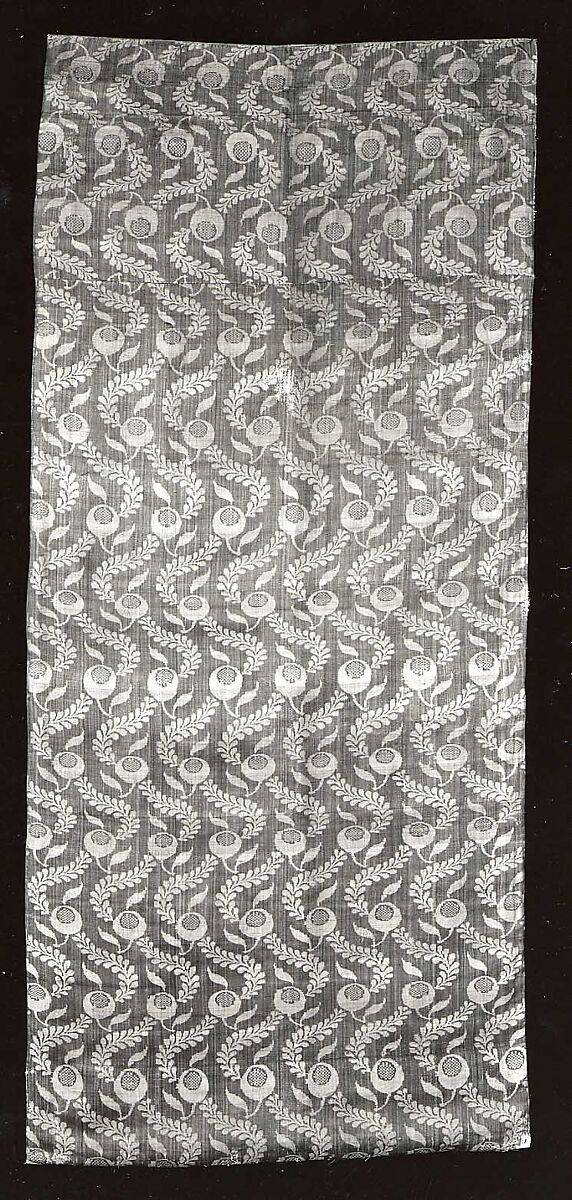 Panel, Silk; cotton, French 
