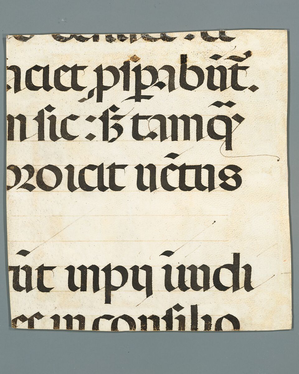 King David in Prayer in an Initial B, Zanobi Strozzi (Italian, Florence 1412–1468 Florence), Tempera on parchment