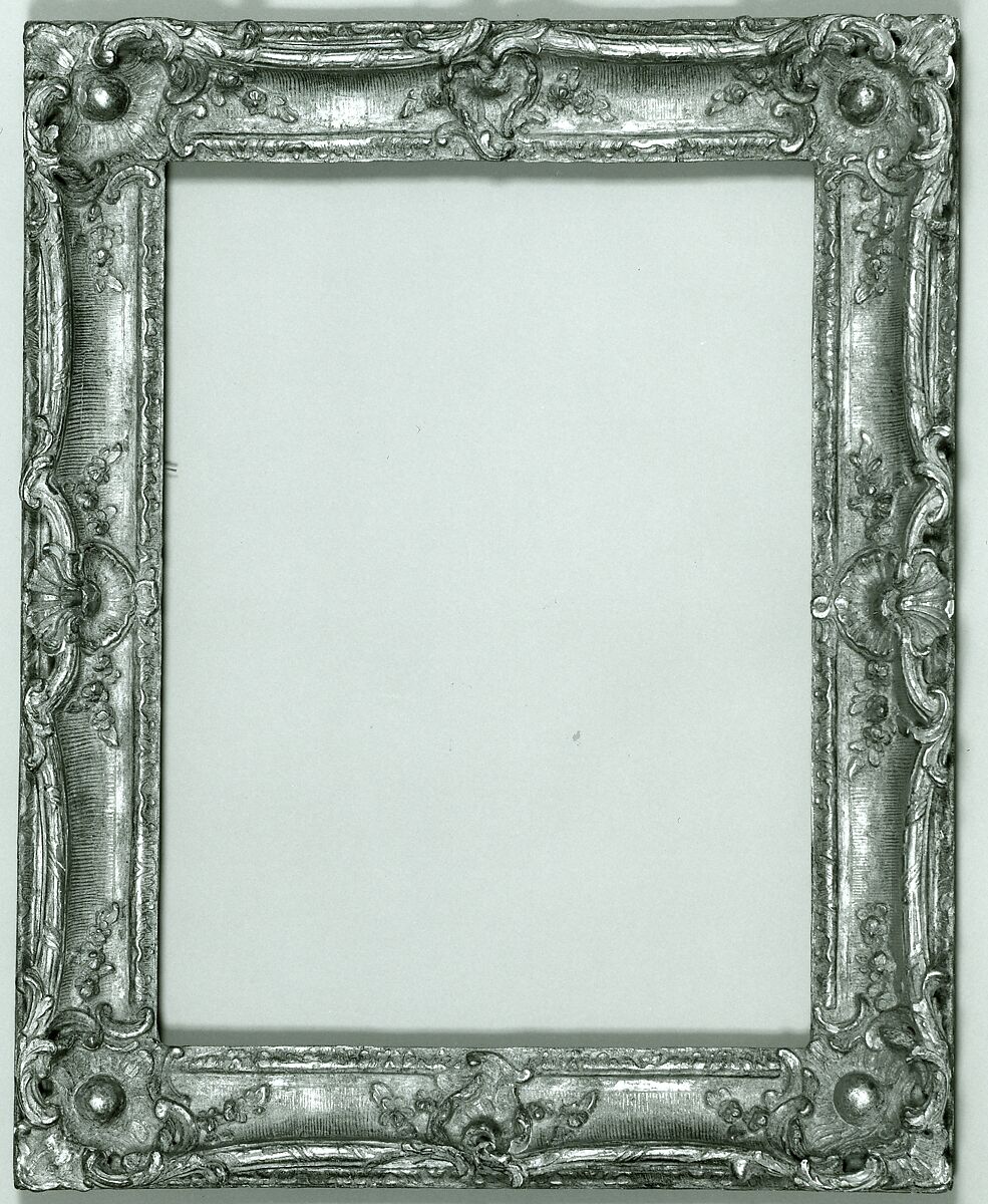 19th century copy of Louis XV style frame, Carved and gilded wood, French 