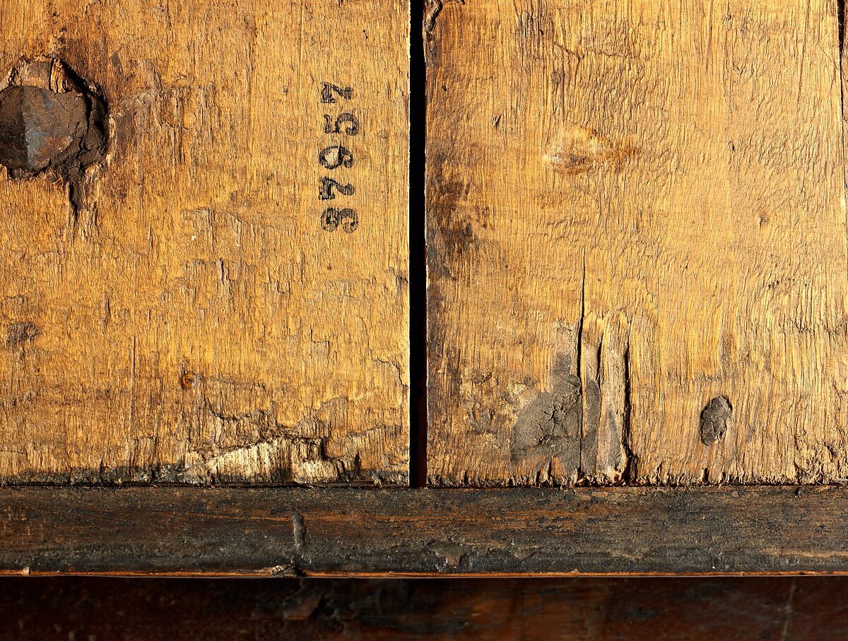 Rectangular table, Walnut, maple, poplar., Italian (?)