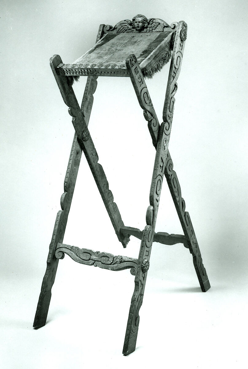 Lectern, Walnut, maple, and poplar., Italian (?) 