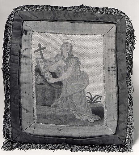Cushion with Mary Magdalen