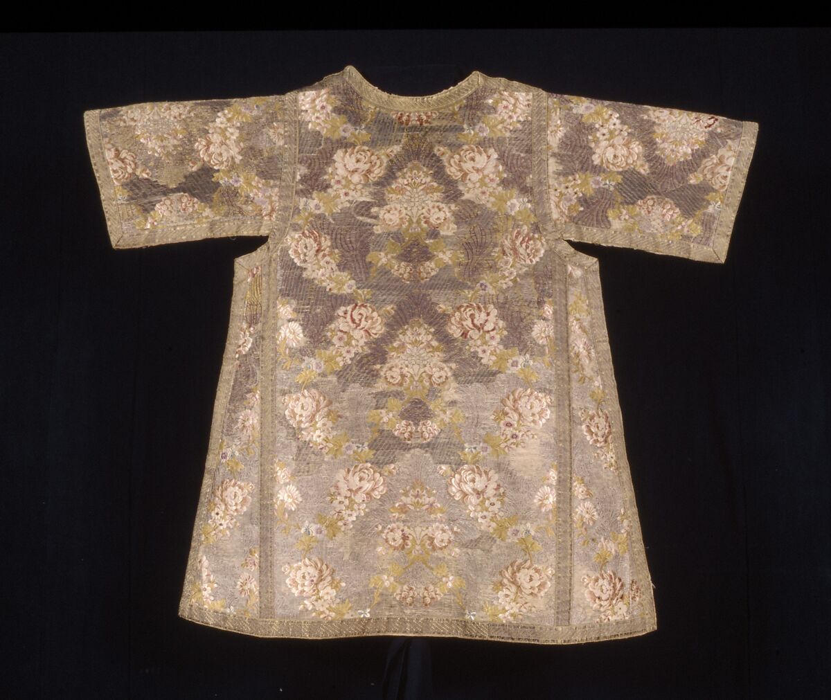 Dalmatic, Silk; metal; linen, Italian or French 