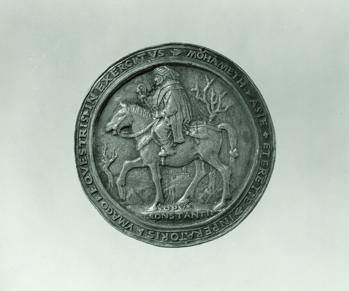 Medal:  Sultan Mehmed II, Costanzo da Ferrara (Italian, Venice ca. 1450–after 1524 Naples (?)), Bronze