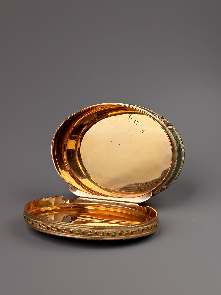 Snuffbox, Gold and enamel, Swiss