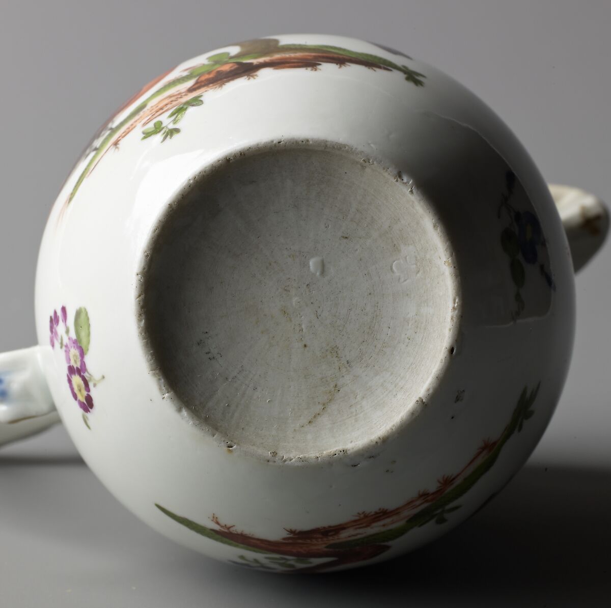 Covered jug, Hard-paste porcelain, German, Meissen