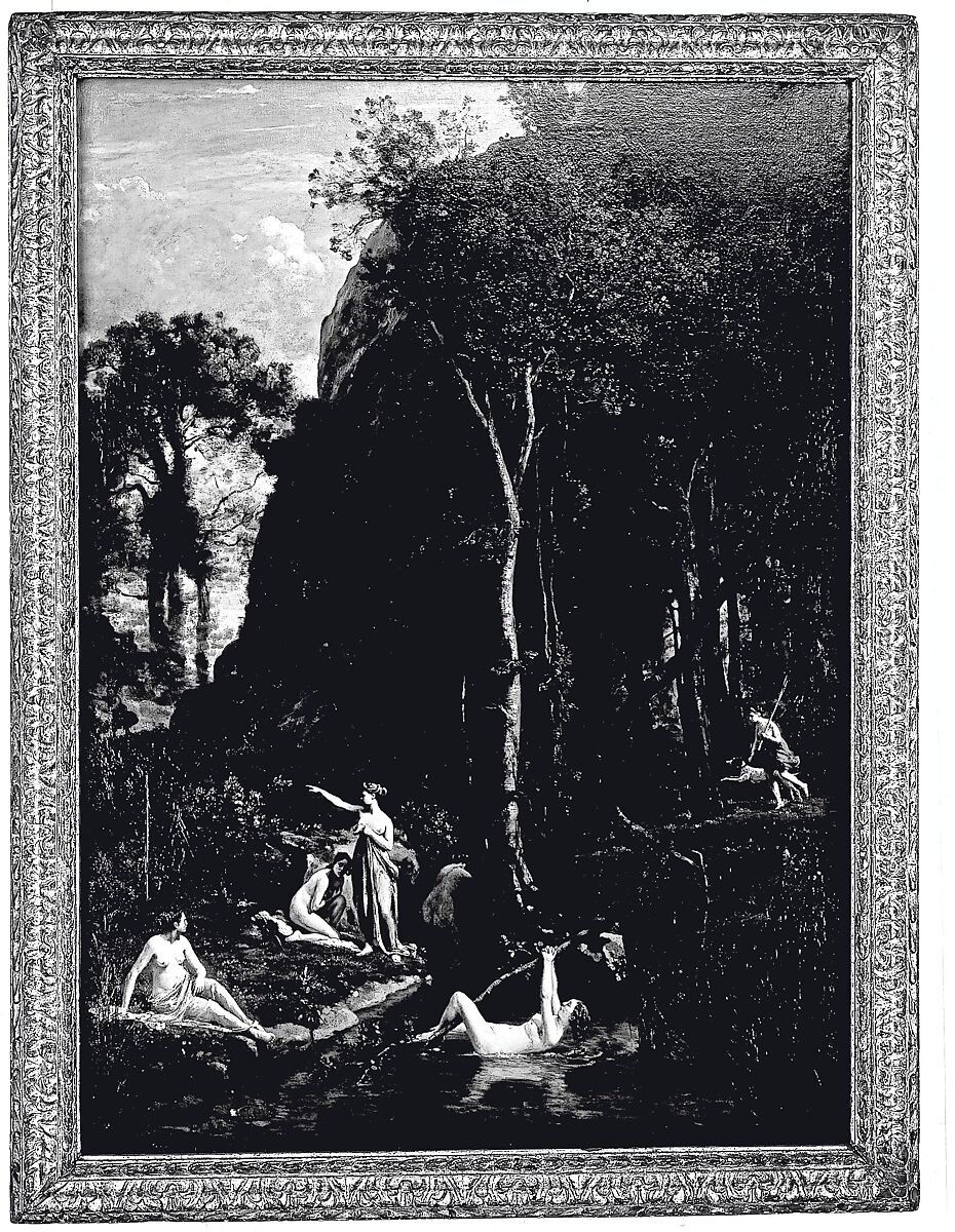 Reverse ogee frame, Poplar. Carved, gilt; red-brown bole., Italian, Neapolitan