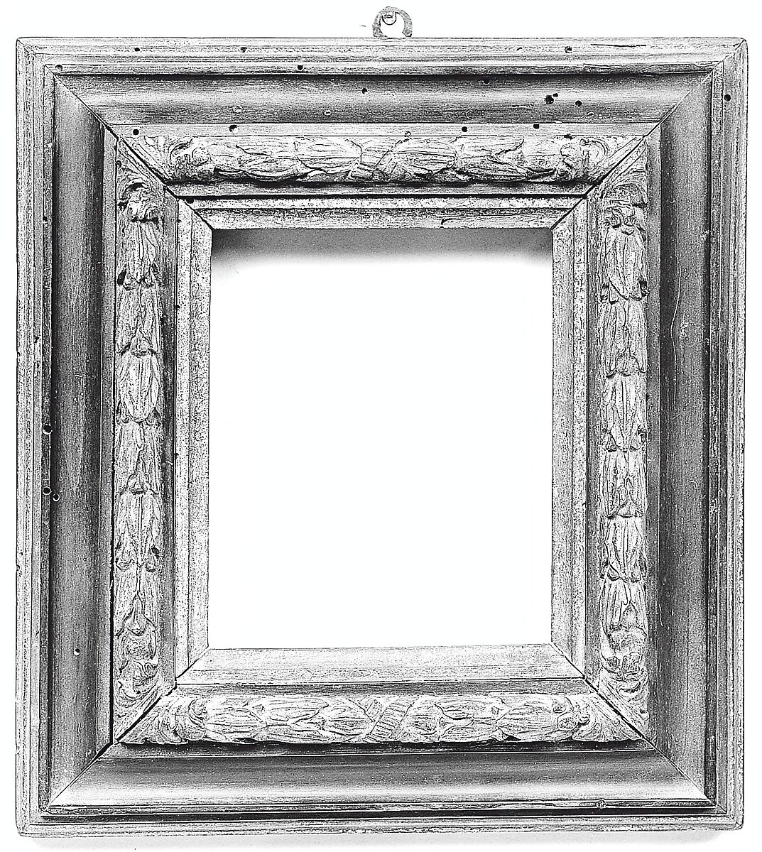 Cassetta frame, Poplar half-lapped back frame with pearwood upper moldings., Italian, Rome (?) 