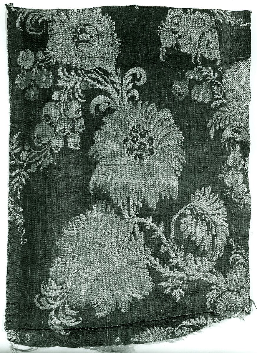 Cover, Silk; metal; cotton, Italian or French 