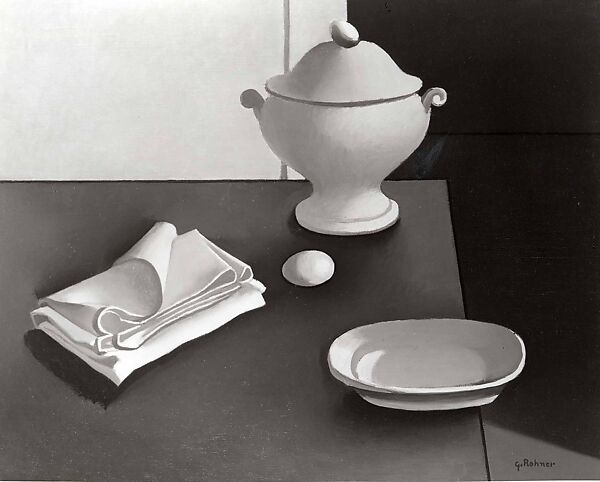 Still Life with Tureen, George Rohner (Paris, 1913–Lannion, 2000), Oil on canvas