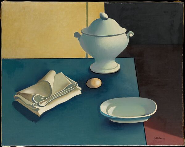 Still Life with Tureen, George Rohner (Paris, 1913–Lannion, 2000), Oil on canvas