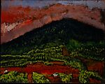 Dajaus Mountain at Barrio Nuevo, Bayamón, Samuel Sánchez (Puerto Rican), Oil on Masonite