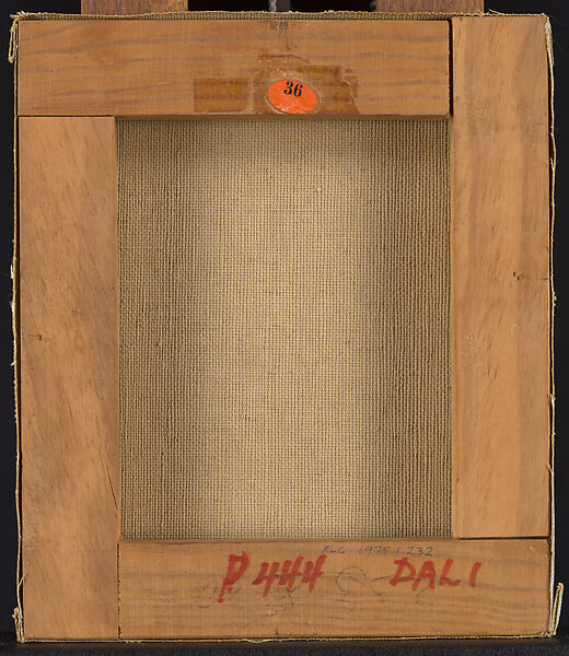 The Lacemaker (after Vermeer), Salvador Dalí (Spanish, Figueres 1904–1989 Figueres), Oil on canvas