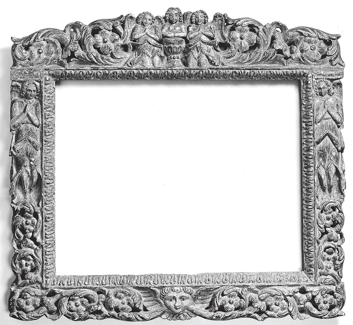 Corpus frame, Pine back frame with poplar upper moldings., American, United States 