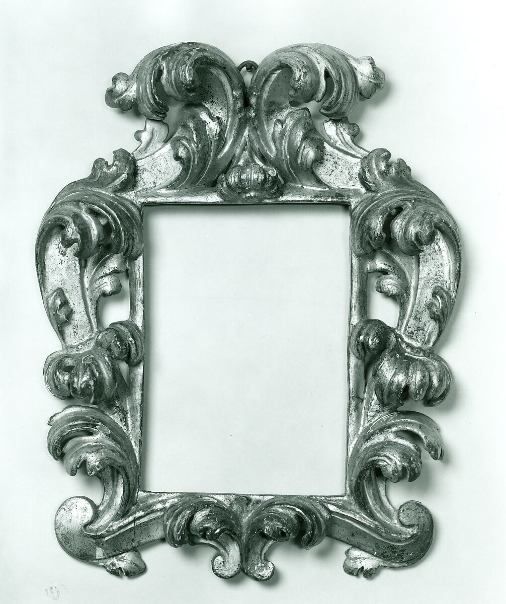 Cauliculi frame, Single piece of poplar with a horizontal grain., Italian, Bologna