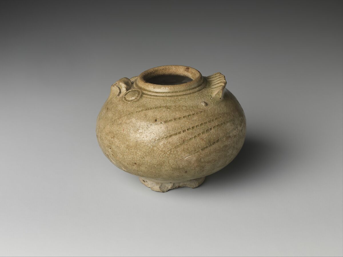 Pot, Gray stoneware (Yue ware), China