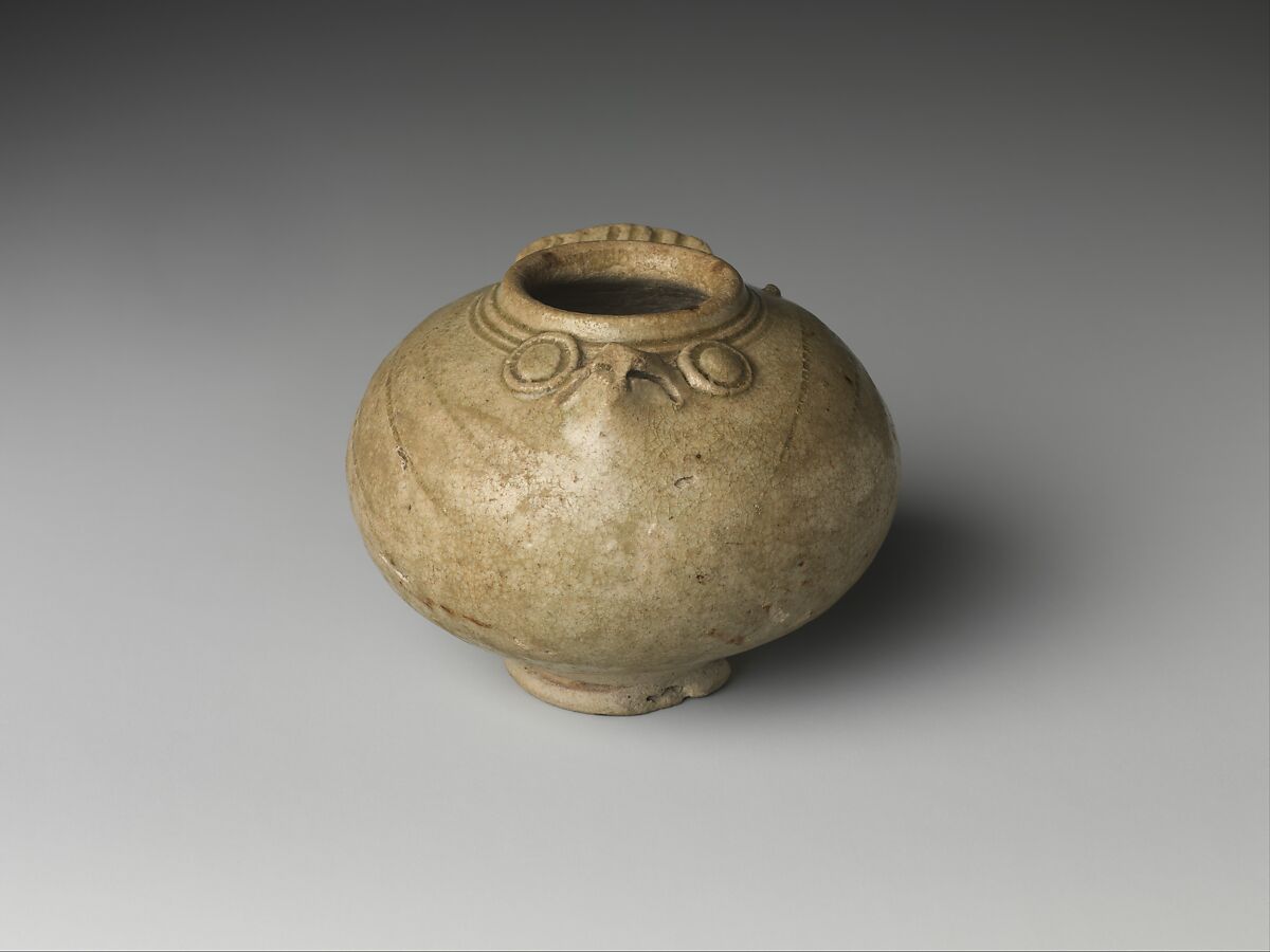 Pot, Gray stoneware (Yue ware), China 
