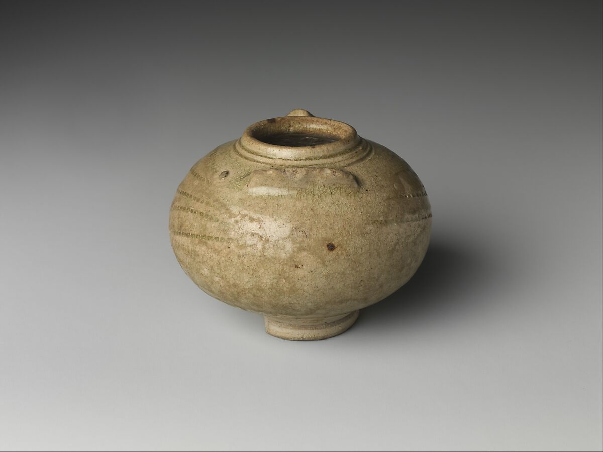 Pot, Gray stoneware (Yue ware), China