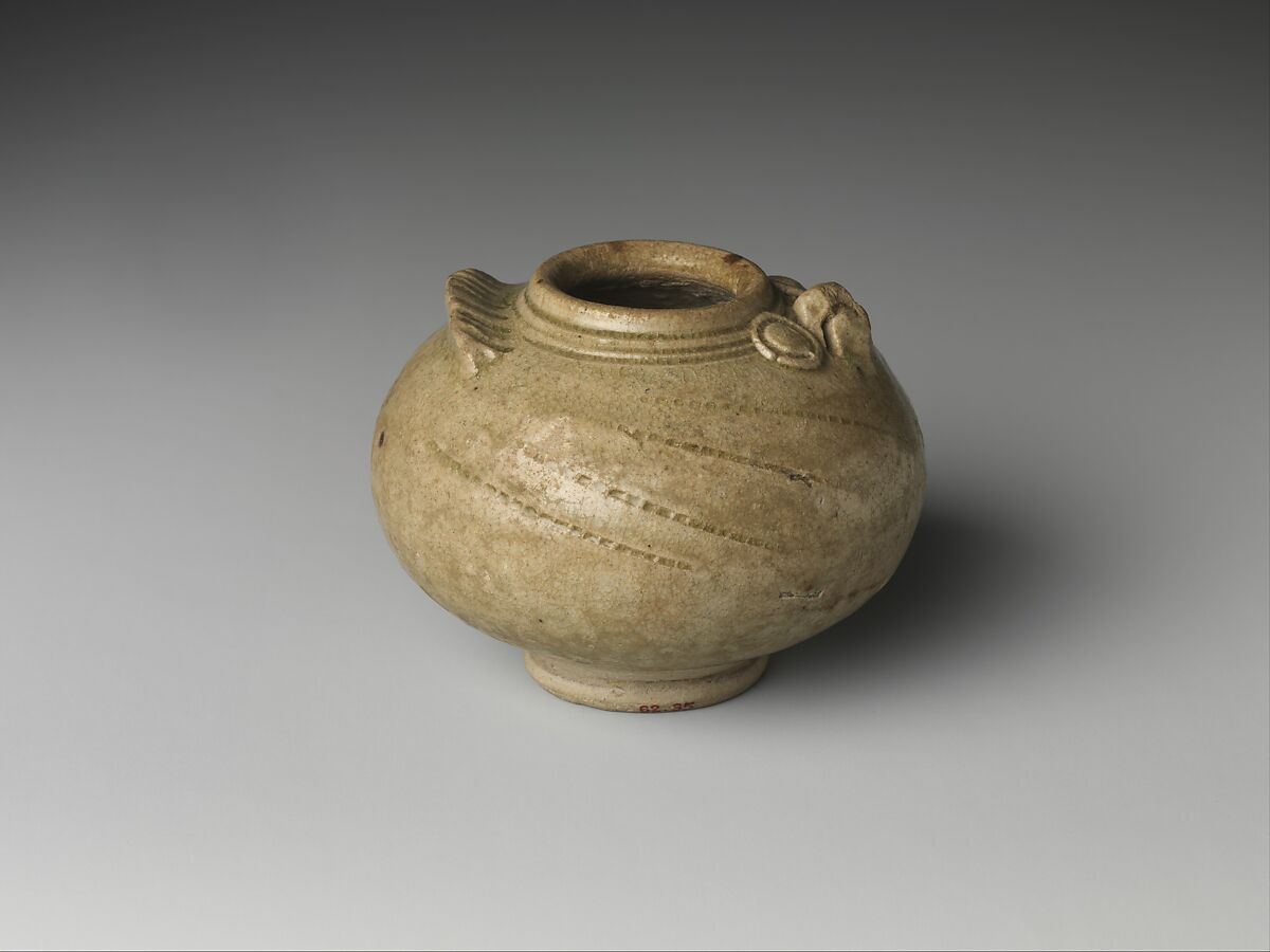 Pot, Gray stoneware (Yue ware), China
