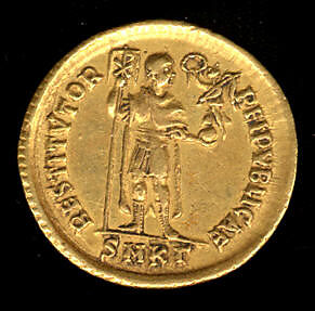 Gold Solidus of Valentinian I (364–75), Gold, Byzantine