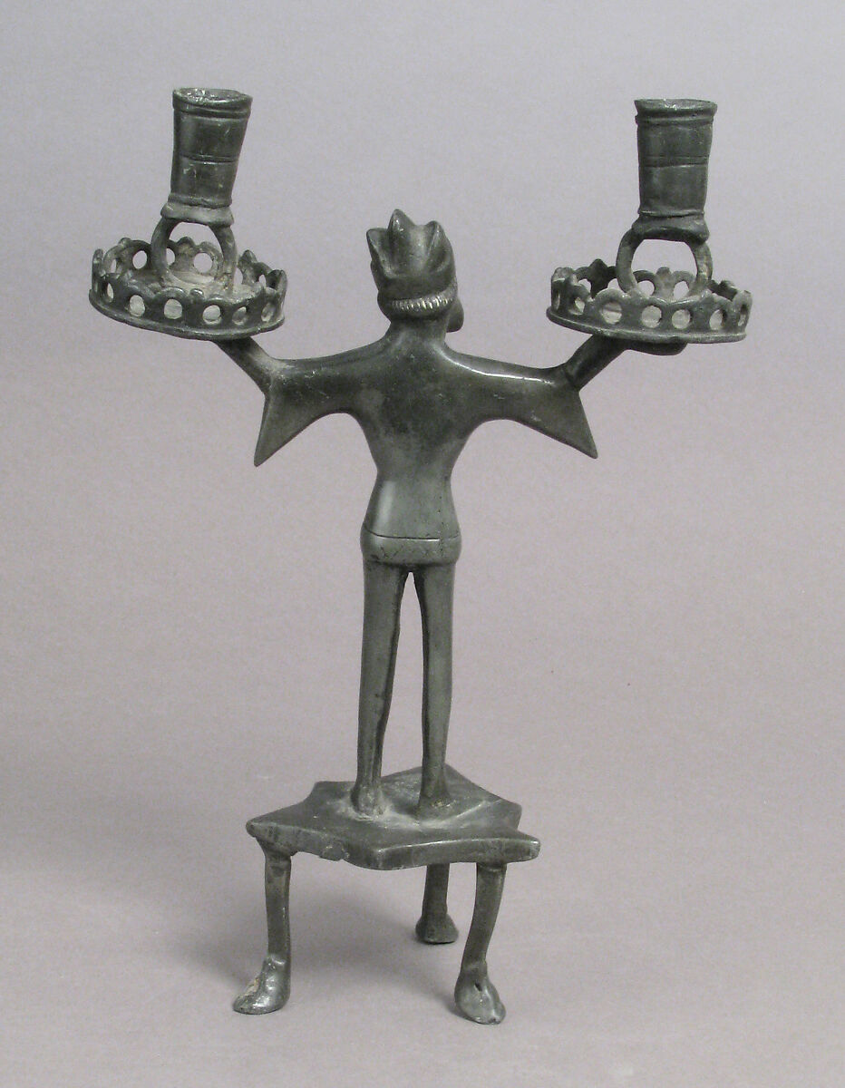 Candelabra, Pewter, German (?)