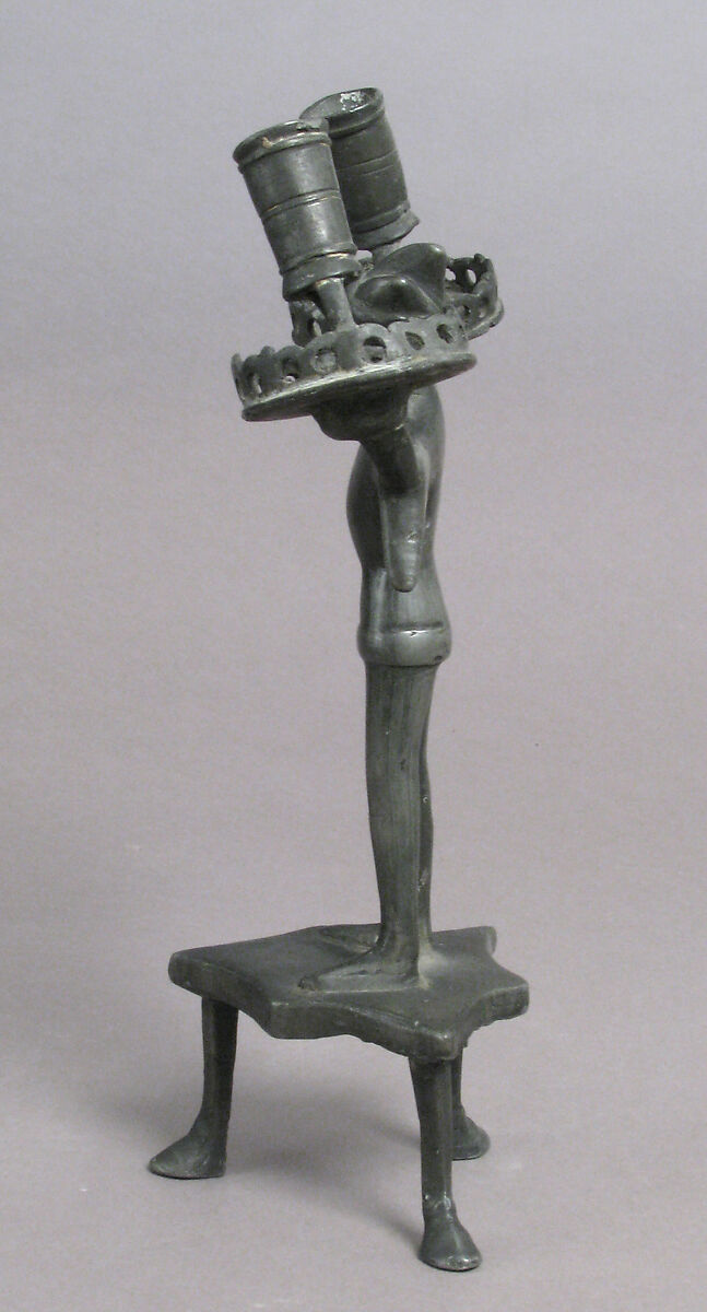 Candelabra, Pewter, German (?)