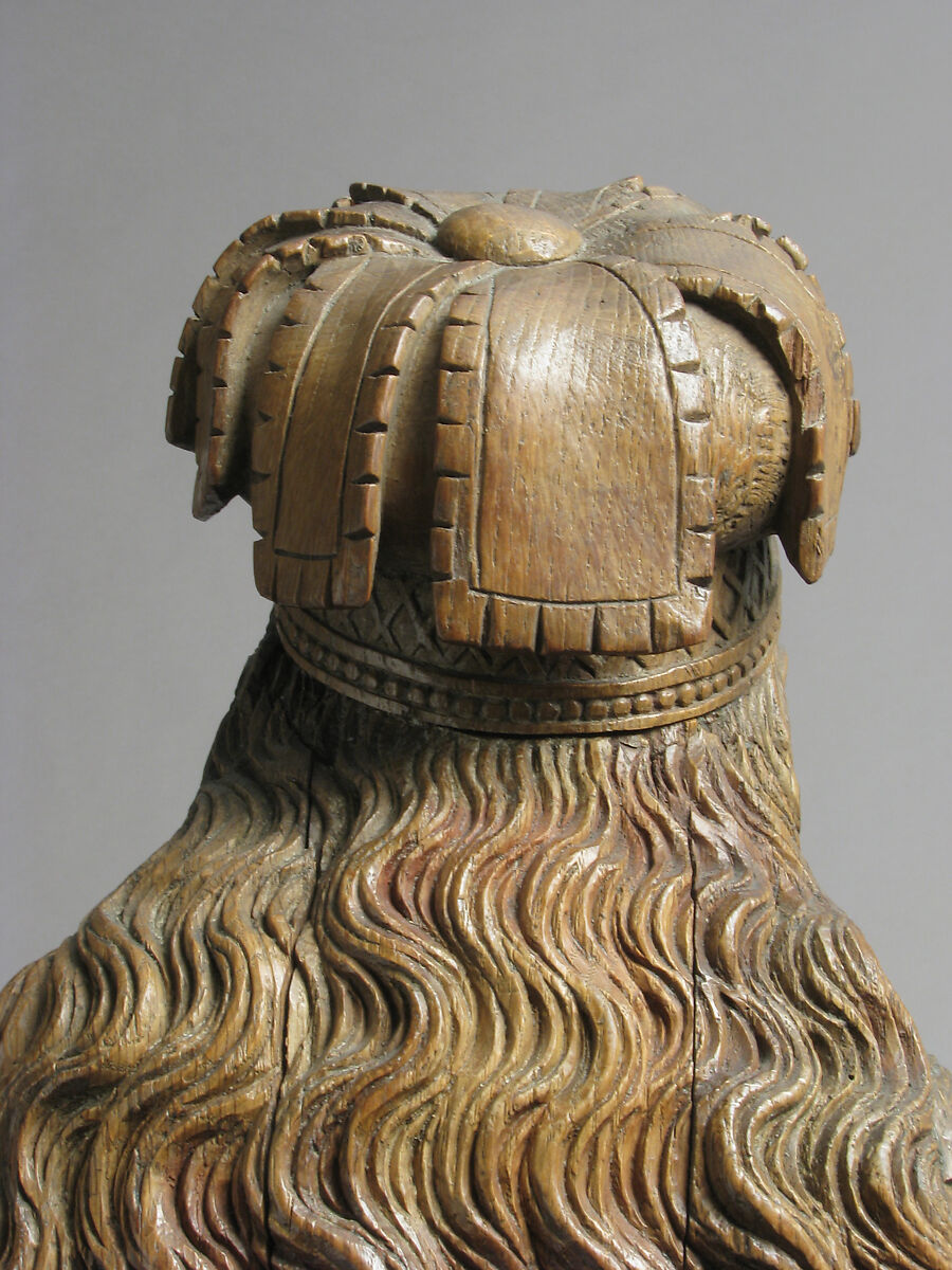 Female Saint, Jan van Steffesweert (Maastricht, ca. 1460–1531), Oak with traces of polychromy, South Netherlandish