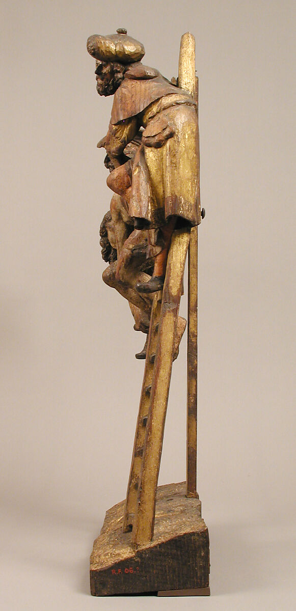 Descent from the Cross, Oak, polychromy and gilding, South Netherlandish
