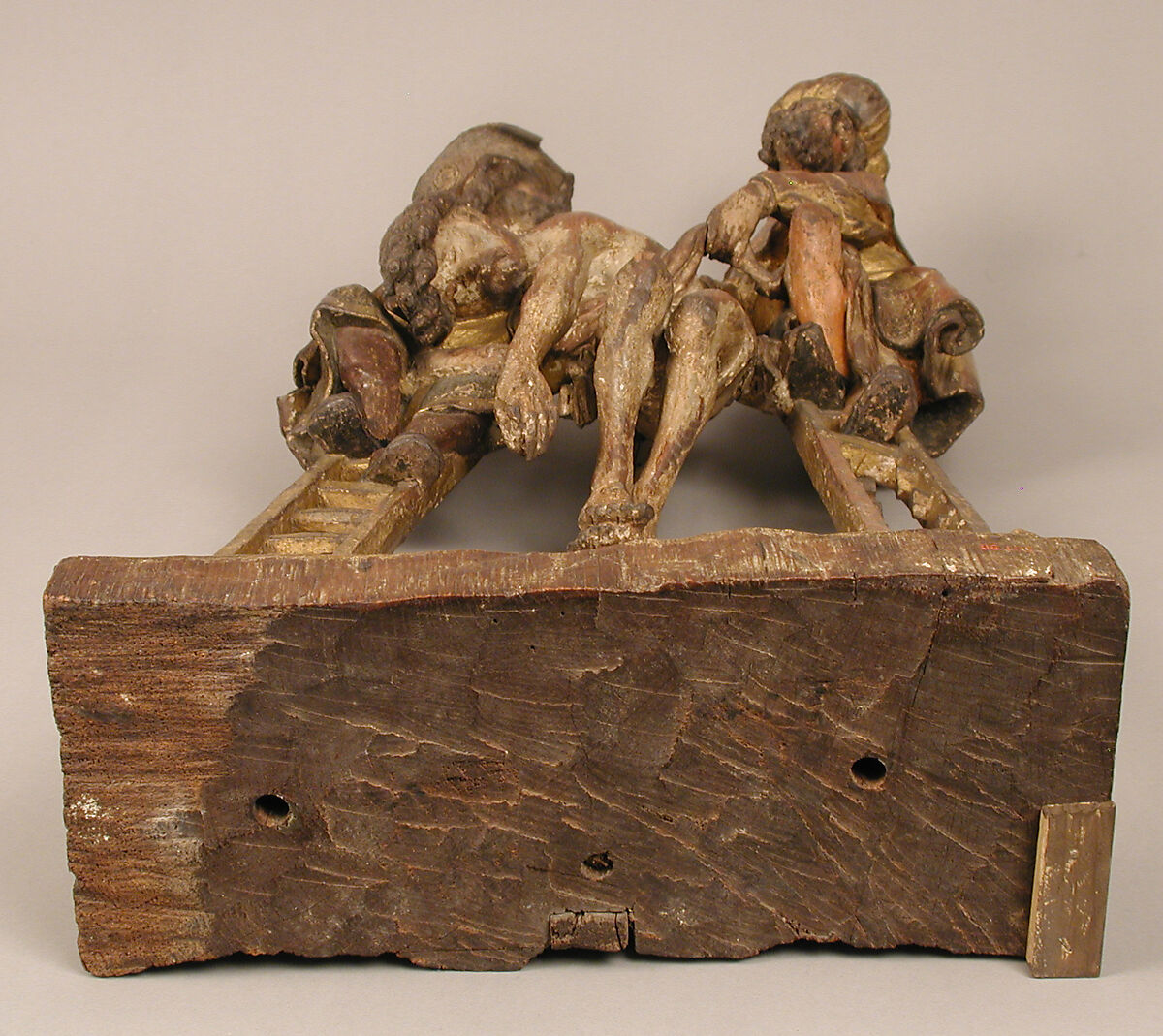 Descent from the Cross, Oak, polychromy and gilding, South Netherlandish