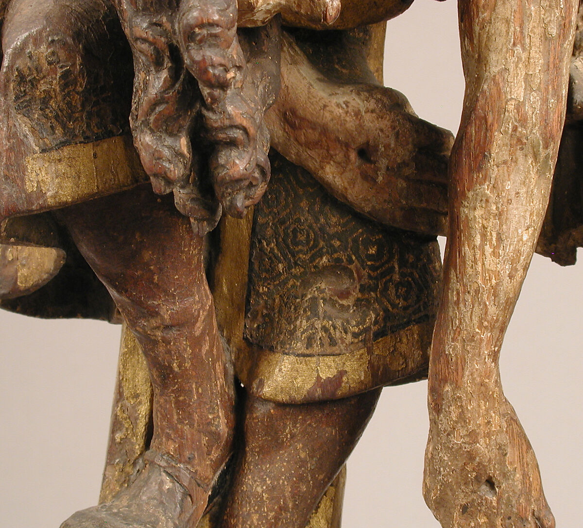 Descent from the Cross, Oak, polychromy and gilding, South Netherlandish