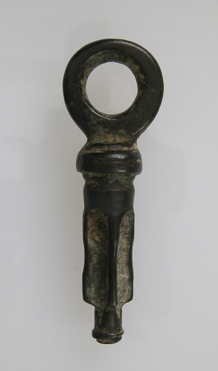 Key Handle, Copper alloy, Roman 