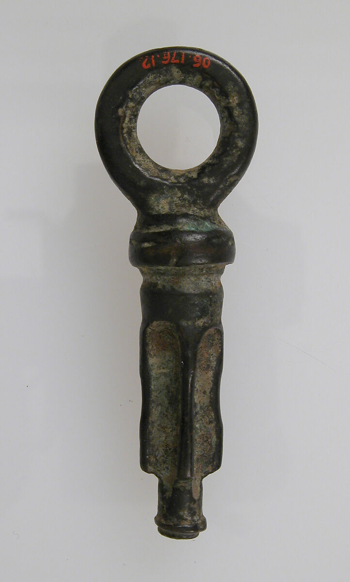Key Handle, Copper alloy, Roman