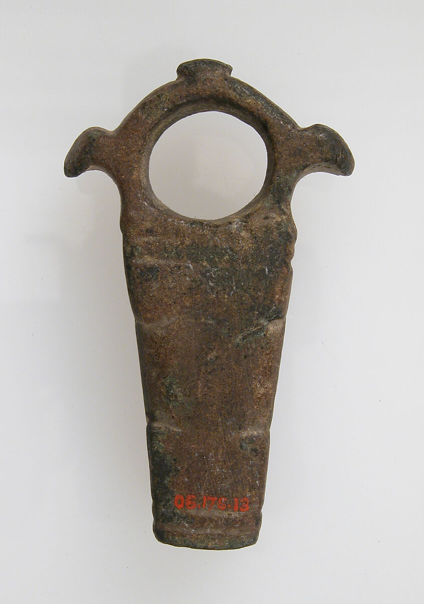 Key Handle, Copper alloy, Roman 