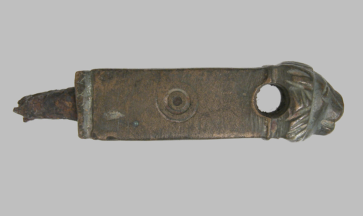 Key Handle, Copper alloy, iron, Roman 