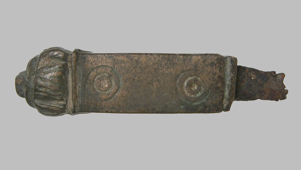 Key Handle, Copper alloy, iron, Roman