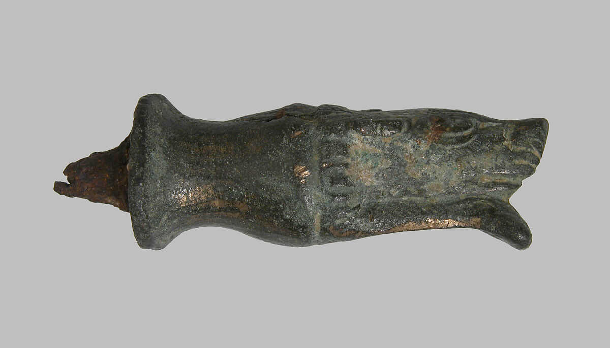 Key Handle, Copper alloy, iron, Roman 