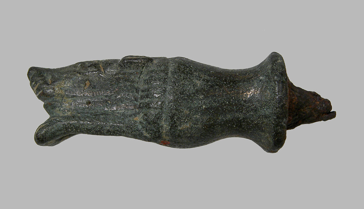 Key Handle, Copper alloy, iron, Roman
