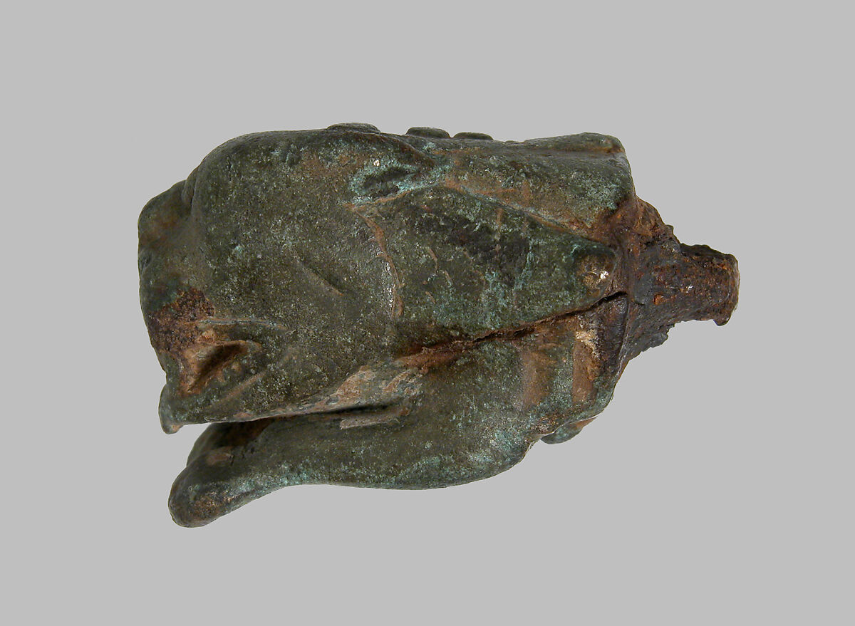 Key Handle, Copper alloy, iron, Roman