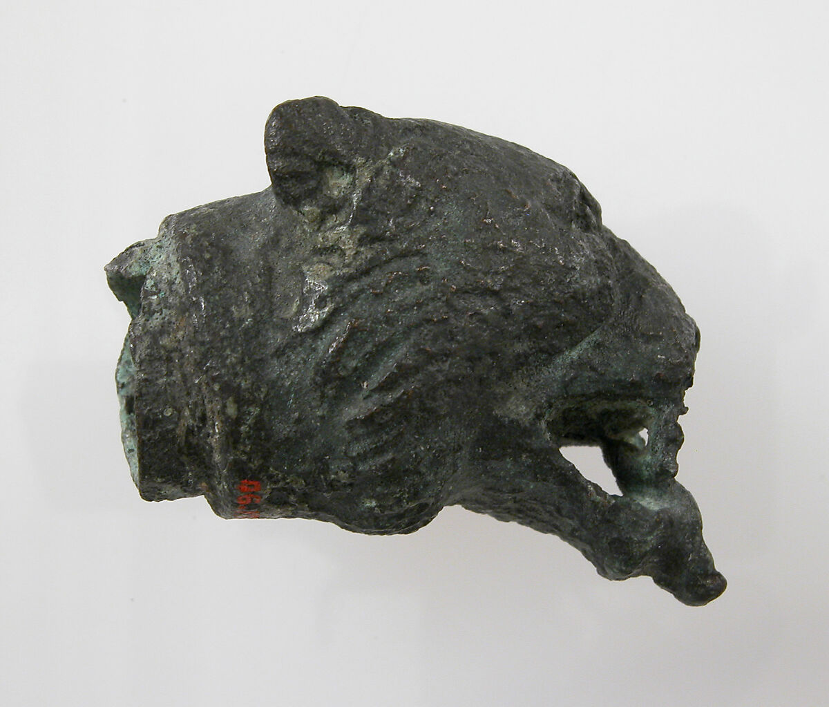 Key Handle or Knife Handle, Copper alloy, Roman