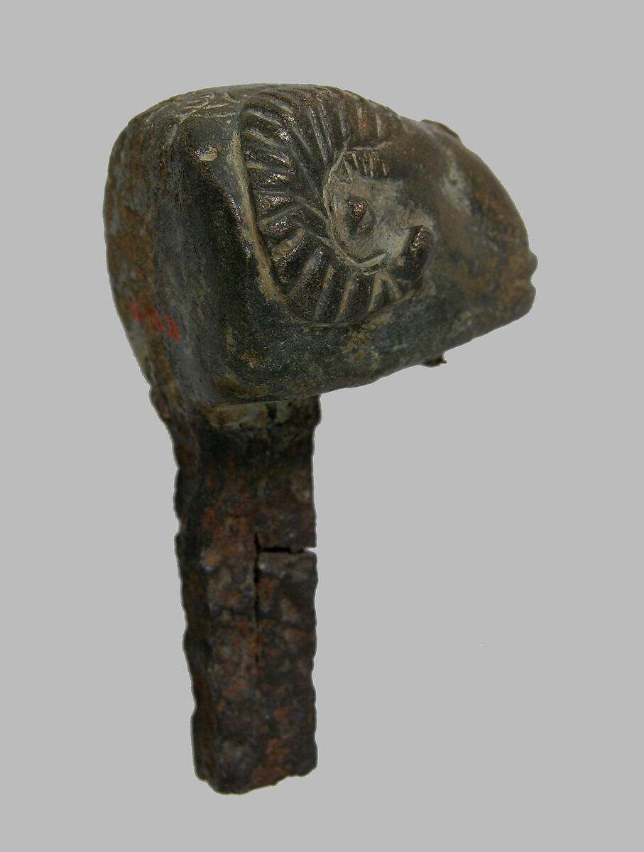 Top of Key Handle, Copper alloy, iron, Roman 