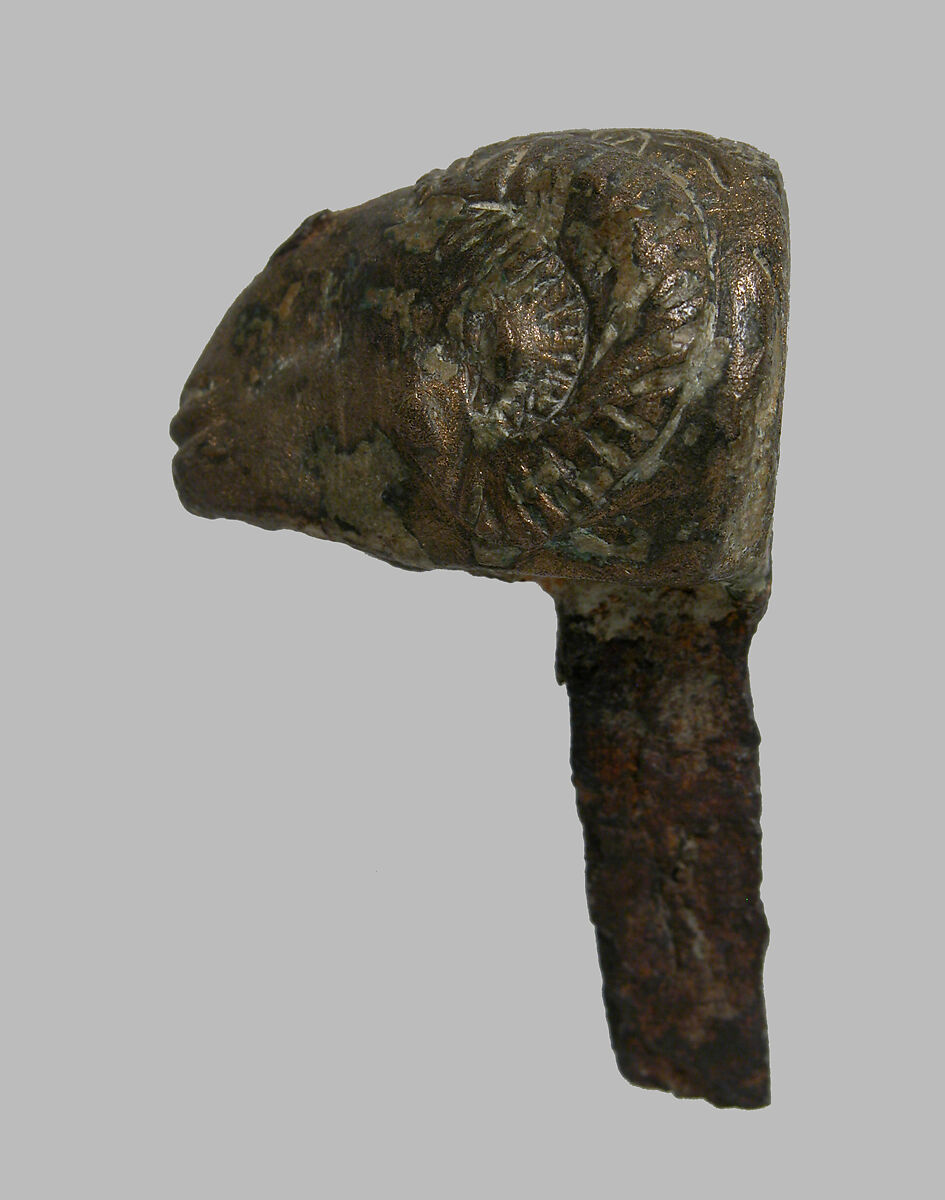 Top of Key Handle, Copper alloy, iron, Roman