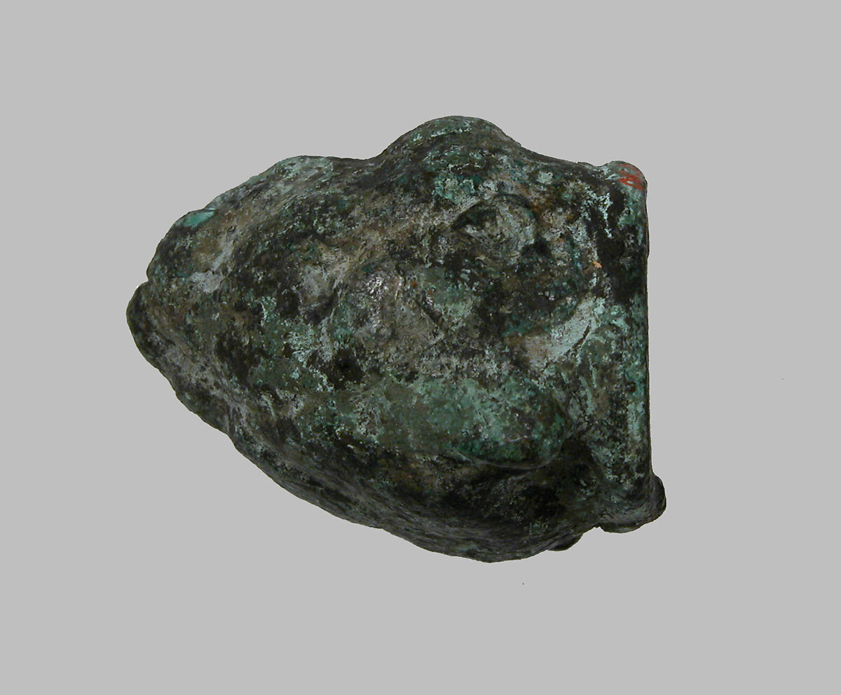 Fragment of Key Handle, Copper alloy, Roman