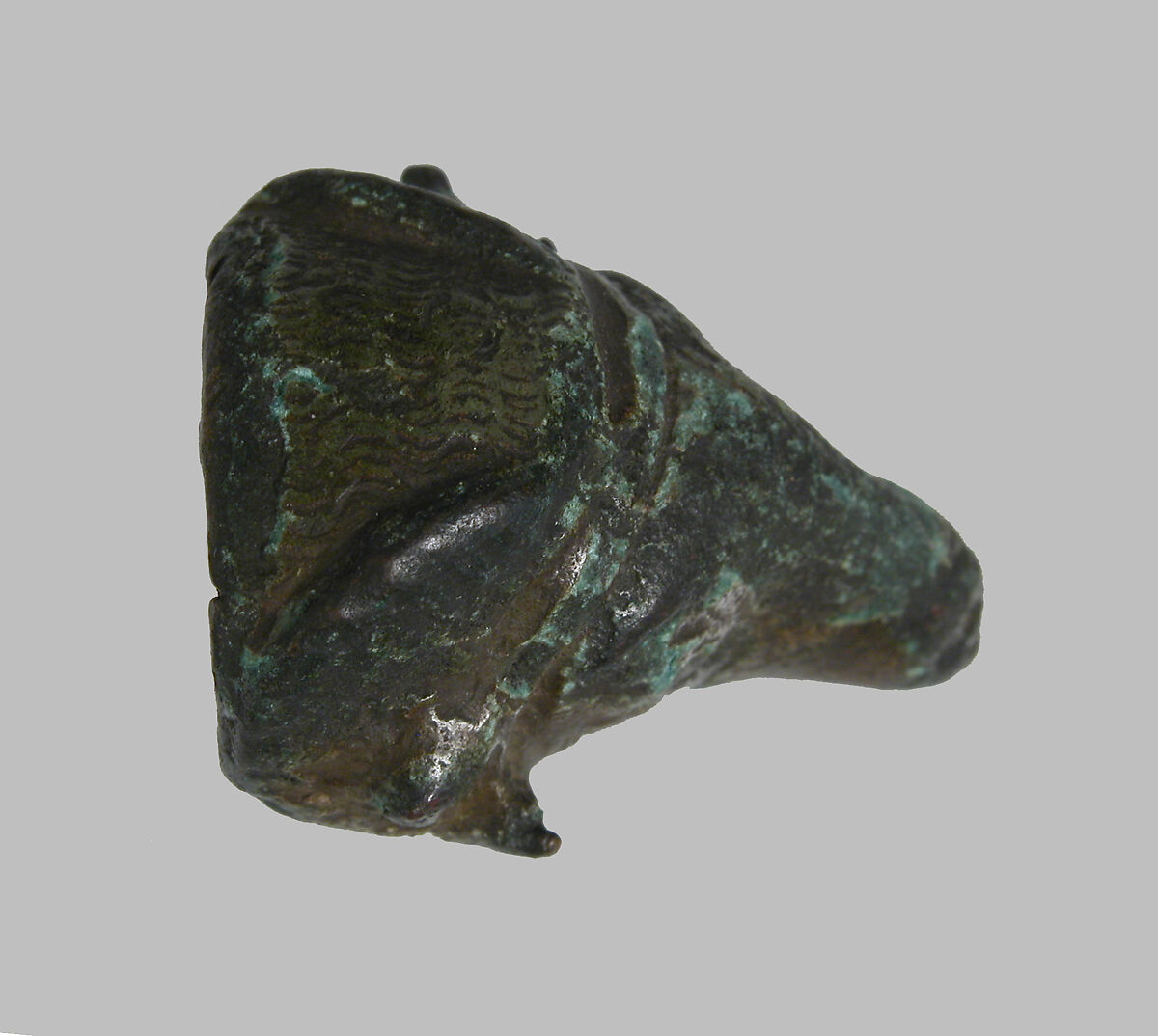 Top of Key Handle, Copper alloy, Roman 