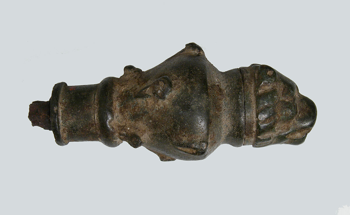 Key Handle, Copper alloy, iron, Roman 