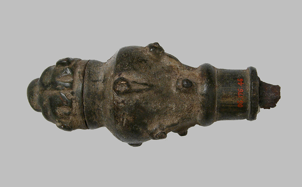 Key Handle, Copper alloy, iron, Roman