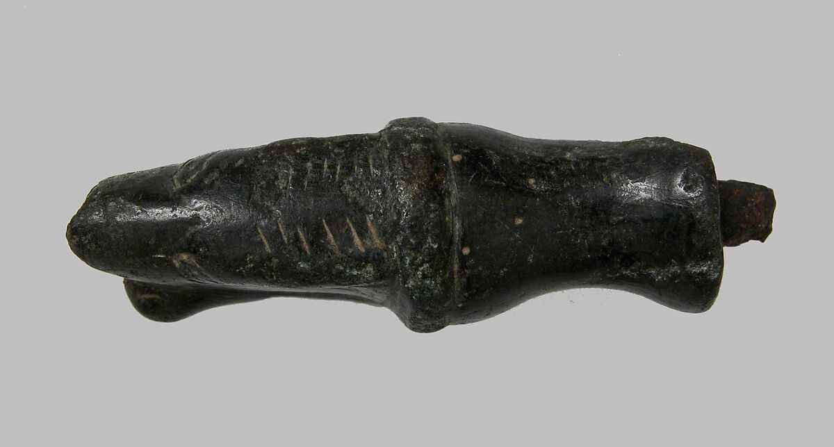 Key Handle, Copper alloy, iron, Roman